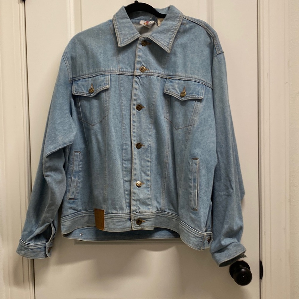 XL Mickey and Minnie Mouse Denim Jacket